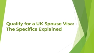 Qualify for a UK Spouse Visa – The SmartMove2UK