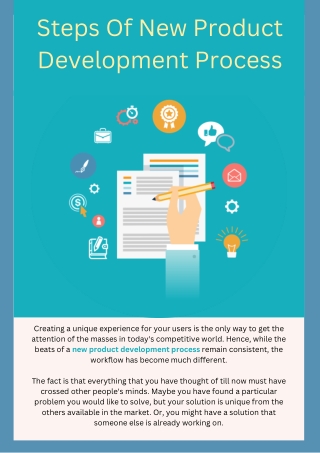 Steps Of New Product Development Process
