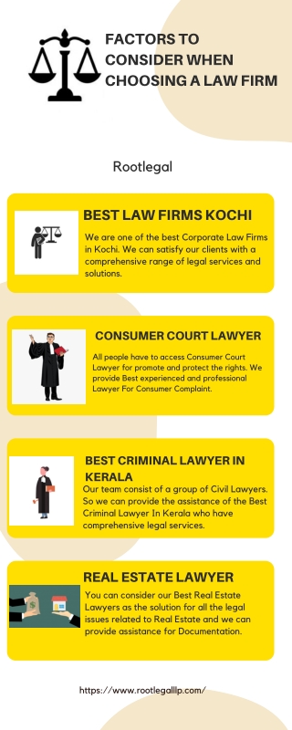 Factors To Consider When Choosing A Law Firm