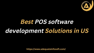 Best Pos software Development Company in US