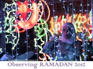 Observing Ramadan 2012