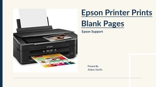 Epson Printer Prints Blank pages