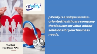 Medical API – pVerify