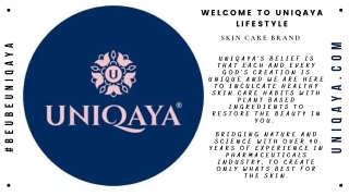 Uniqaya Skin Care Brand