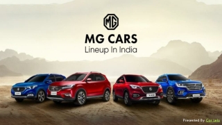 MG CARS Lineup In India