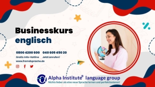 Businesskurs englisch - Alpha Institute