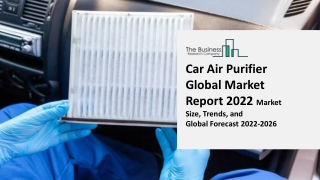 Car Air Purifier Global Market Size, Share, Trends, By Type, By Application, Product Type, Technology, Regions and Forec