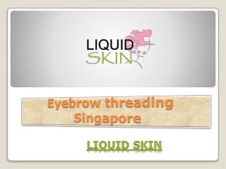 Eyebrow threading Singapore