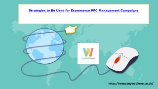 Strategies to Be Used for Ecommerce PPC Management Campaigns