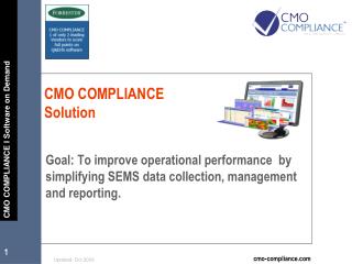 CMO COMPLIANCE Solution