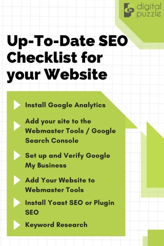 Up-To-Date SEO Checklist for your Website