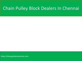 Chain Sprocket Dealers In Chennai