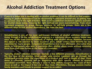 Alcohol Rehabilitation Centre in Pune