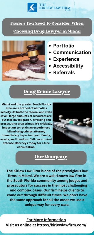 Factors You Need To Consider When Choosing Drug Lawyer in Miami