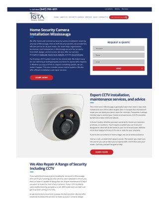 security camera installation mississauga
