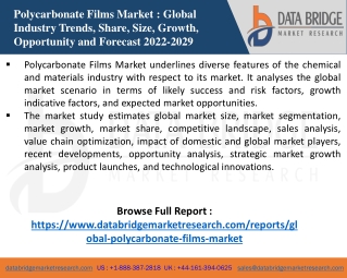 global-polycarbonate-films-market