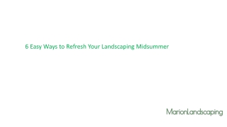 Get Landscape construction Services from Marionlandscaping