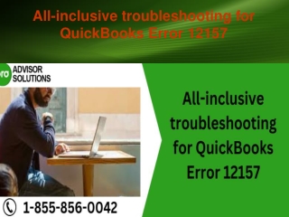 All-inclusive troubleshooting for QuickBooks Error 12157