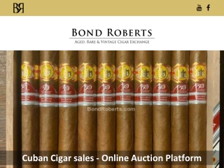 Cuban Cigar sales - Online Auction Platform