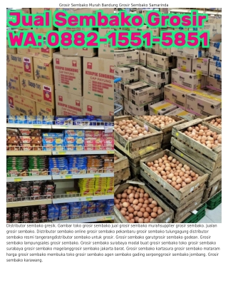 ౦882_I55I_585I (WA) Membuka Usaha Grosir Sembako Analisis Usaha Grosir Sembako
