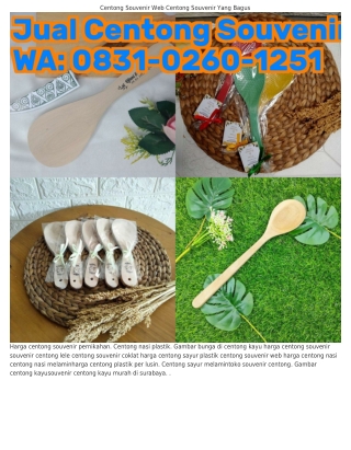 Ô8З1.Ô2ϬÔ.1251 (WA) Souvenir Pernikahan Souvenir Centong Stainles