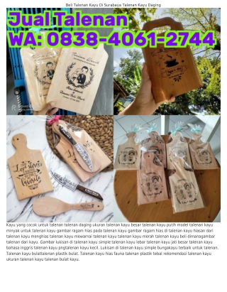 ౦8౩8•4౦Ꮾ1•ᒿ744 (WA) Kerajinan Tangan Dari Talenan Kayu Talenan Kayu Bali