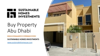 Buy Property Abu Dhabi​