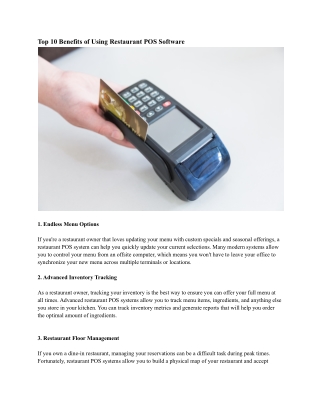 Pos system in dubai