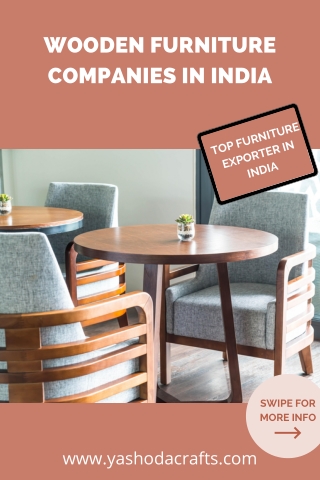 49 Wooden Furniture Companies In India
