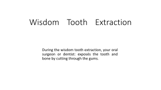 Wisdom Tooth Extraction