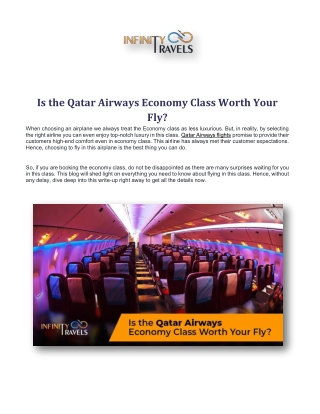 Is the Qatar Airways Economy Class Worth Your Fly