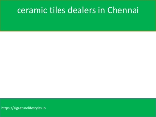 Johnson dealers in Chennai