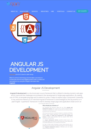 AngularJS Development Company in USA
