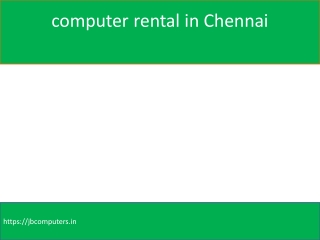 used laptop rentals in Chennai