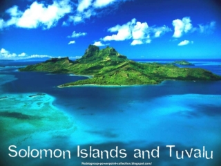 Solomon islands and Tuvalu Tour