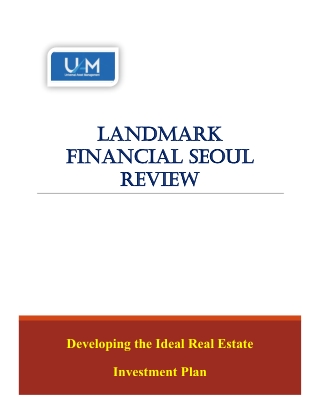 Developing the ideal real estate investment plan