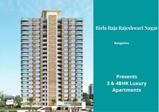 Birla Estates Raja Rajeshwari Nagar Bangalore - E-Brochure