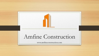 Home Remodeling & Renovation  Amfine Construction