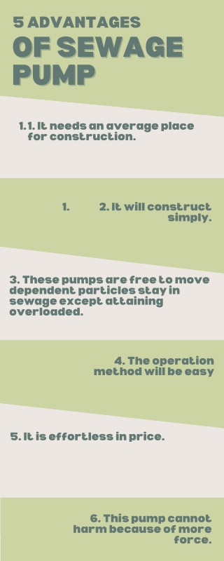 Advantages of Sewage Pump