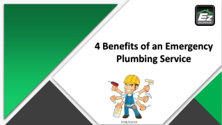 4 Benefits of an Emergency Plumbing Service