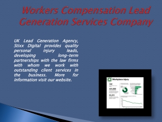 Workers Compensation Lead Generation Services Company