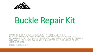 Buckle Repair Kit | Razoredgegroup.com