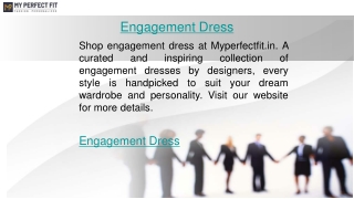 Engagement Dress  Myperfectfit.in