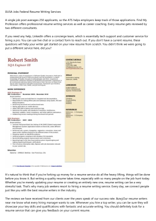 What the Best resume writing expert Pros Do (and You Should Too)