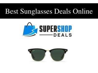 Best Sunglasses Deals Online