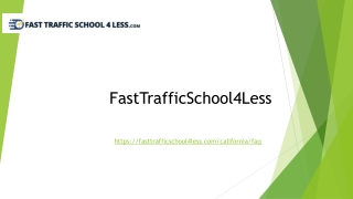 Is Fast Traffic School 4 Less Website Secure | Fasttrafficschool4less.com