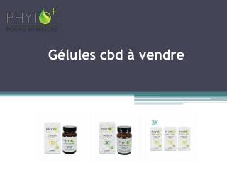 Gélules cbd à vendre