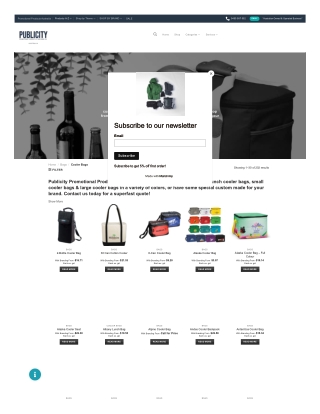 Buy Promotional and Custom Cooler Bags Online In Australia