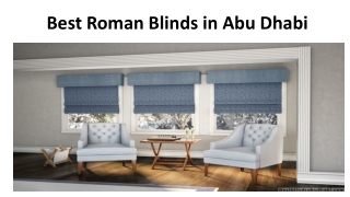 Best Roman Blinds   bestblindsabudhabi