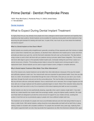 Prime Dental - Dentist Pembroke Pines